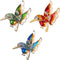 Acxico 3Pcs Fashion Color Enamel Hummingbird Alloy brooches Women Party Skirt Clothing Accessories Brooch Bird...