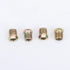 4PCS 1/2 x20 Inverted Flare Zinc Steel Tube Nuts for 5/16" Brake Line Tubing...
