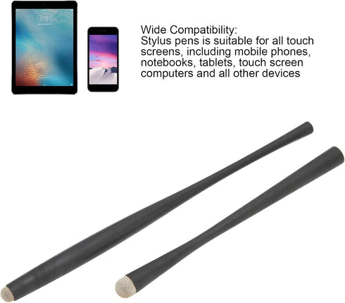 2Pcs Stylus Pens,Rubber Head Stylus Touch Screen Pen,Universal Smart Digital Pens,High Accuracy,High Sensitivity, No Lag,for All Touch Screens Dev...
