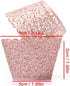 YOZATIA Vine Cupcake Wrappers, 60PCS Lace Cupcake Liners for Regular Sized Cupcake (Pink)...