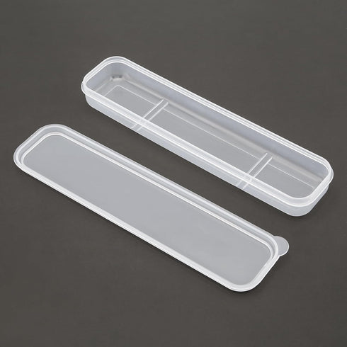 OriGlam Portable Flatware Box Travel Tableware Storage Case, Simple Tableware Storage Box Case for Cutlery Kit (White)...