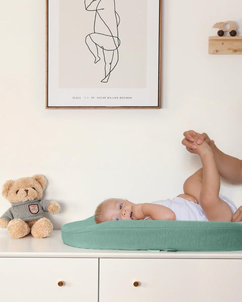 Blissful Diary Changing Pad Cover for Avocado Contoured Changing Pad, Ultra Soft Breathable Diaper Changing Table Pad Cover for Baby Girls Boys - ...