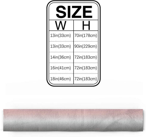 Ombre Cotton Linen Rectangle Table Runners 18''x72'', Gradient Pink and Grey Luxury Table Runners for Wedding Party Banquet Dinner Decor...