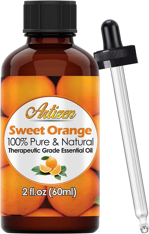 Artizen 2oz Oils - Sweet Orange Essential Oil - 2 Fluid Ounces...