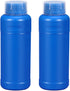 16.9 oz Plastic Reagent Bottle, Laboratory Grade High-Density Polyethylene Bottle, Wide Mouth with Screw Cap, Plastic Sample Bottles for Classroom...