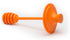 Jarware Honey Dipper Lid for Regular Mouth Mason Jars, Orange, 16-Ounce...