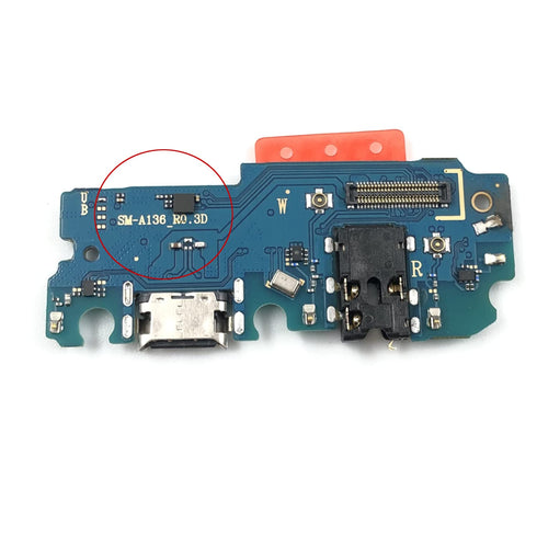 USB Charger Charging Port Plug Mic Microphone PCD Board Flex Cable Connector Replacement Compatible with Samsung Galaxy A13 5G A136U A136 A136F S1...