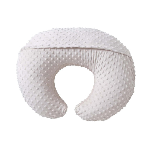 Nursing Pillow Cover Breastfeeding Pillow Cases Plush Dot Slipcover Pillow Sham (Beige)...