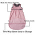 Baby Wearable Blanket Sleep Sacks 6-12 Months Sleeping Bag Infant Sleeveless Kids Winter Blanket Sack 9-18 Months Girl Soft Dot Velour Toddler Adj...