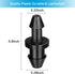 50 Pieces 1/4" Drip Tubing Fittings End Plug, 1/4 Inch Drip Irrigation Barbed End Closure for Home Garden Sprinkler Systems...