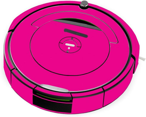 MightySkins Skin Compatible With iRobot Roomba 690 Robot Vacuum - Solid Hot Pink | Protective, Durable, and Unique Vinyl Decal wrap cover | Easy T...