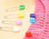 Kinteshun Baby Safety Pins,Kid Secure Clips Diaper Bib Nappy Pin with Safe Lock(50pcs,1.6 inches,7 Assorted Candy Colors)...