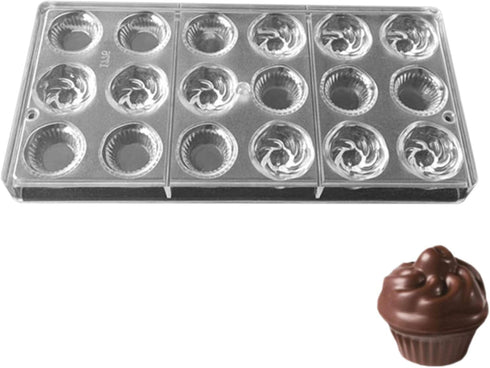 Polycarbonate Chocolate Mold DIY Candy Mould Clear Hard Plastic Bakeware Pastry Tools (19390)...
