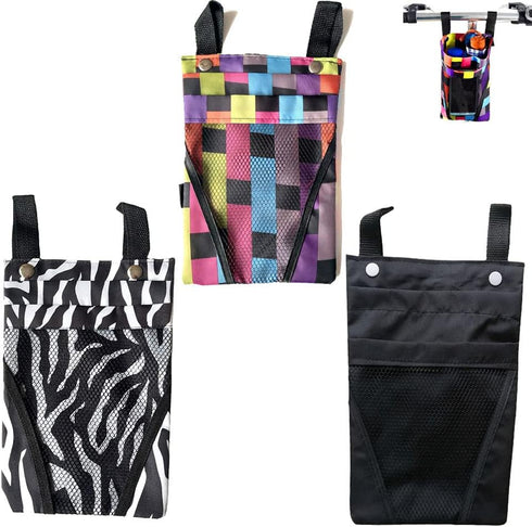 3 Pack Bike Handlebar Bag Bicycle Handle Bar Front Hanging Pouch 2 Layers with Mobile Phone Holder for Motorcycle eBike Scooter Trike Tricycle Cyc...