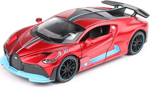 1:32 Bugatti Divo zinc Alloy Pull Back Car Diecast Electronic Toys with Lights and Music,Decorative,Mini Vehicles Toys for Kids,Boyfriend,Young Pe...