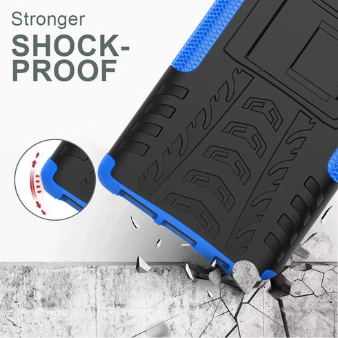 Yiakeng LG Velvet 5G Case, LG Velvet Case, Shockproof Slim Protective with Kickstand Hard Phone Cover for LG Velvet 5G (Blue)...