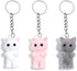 Cute Cat Keychain For Women Kitty Keychains For Backpacks Bag Charm Key Chain Accessories...