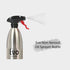 Evo 18/8 Stainless Steel Oil Sprayer, Non-Aerosol for Olive Oil, Cooking Oils, and Vinegars, Silver, 16-Ounce Capacity...