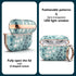 TATOFY Case Cover for AirPods Pro 2019,Stylish AirPods Pro Case for Women Girls, Flower Patterns Protective Hard Case with Clip (Cyan)...