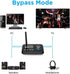 Bluetooth Transmitter Receiver 3-in-1 Bluetooth 5.0 Audio Adapter for 2 Headphones With Bypass Volume Control Low Latency Long Range LCD Display O...