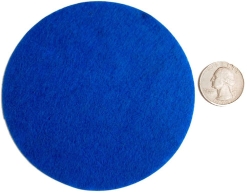 Playfully Ever After 4 Inch Blue 16pc Stiff Felt Circles...