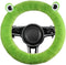 LLB Car Auto Steering Wheel Cover, Cute Style Fluffy Genuine Wool Sheepskin Cover for Women Men Girls, Anti-Slip Universal Fit 13.5-16.5 inches Ca...