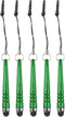 MECCANIXITY 5pcs Metallic Stylus Pen for Touch Screens Aluminum Alloy Mini Metal Capacitive Pens for Universal All Touchscreen Devices, Green...