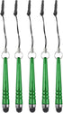 MECCANIXITY 5pcs Metallic Stylus Pen for Touch Screens Aluminum Alloy Mini Metal Capacitive Pens for Universal All Touchscreen Devices, Green...