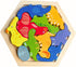 Wooden Dinosaur Puzzles for Toddlers Educational Learning Toy for 3 4 5+Year Old Boys Girls Shape Pattern Block Puzzles...