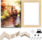 YCDC Solid Wood Canvas Frame, Premium Pine Wood Strips Bar Set, for Oil Paintings Poster Prints, DIY Arts Accessory Materials Supply, 16x20 Inch...