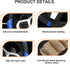 AUCELI Car Steering Wheel Cover, Leather Vehicle Steering Wheel Protector for Men Women, Anti-Slip Comfortable Grip, Breathable Automotive Accesso...