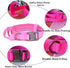 Tactical Dog Collar Military Dog Collar Adjustable Nylon Dog Collar Heavy Duty Metal Buckle with Handle for Dog Training (Pink,XXL)...