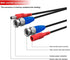 2 Pack 25 Feet BNC Video Power Cable Wire Video Security Camera Wire with Connectors for CCTV Camera DVR Surveillance System...