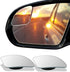 2PCS Fan Shaped Car Blind Spot Mirrors, HD Glass Frameless Convex Wide Angle Mirror, Adjustable Car Auxiliary Universal Rear View Mirror Exterior ...
