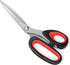 iBayam All Purpose Scissors, 9.3 Inch Heavy Duty Stainless Steel Scissors for Tailor Sewing Cutting Fabric Clothes Leather, Metal Household Fabric...