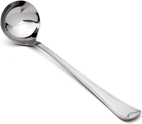 Oneida Flambe Everyday Flatware Oversized Gravy Ladle 18/0 Stainless Steel, Set of 1, Silverware Set...
