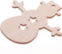 Christmas Wooden Crafts Hanging Ornaments Christmas Tree Decoration Unfinished Wood Cutouts for DIY Blank Slices to Paint (10PCs Snowman Style)...