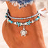 208Pcs Ocean Theme Turquoise Beads Summer Beach Beads Starfish Mermaid Turtle Charms Beads Alloy Sea Pendants Loose Spacer Beads Turquoise Jewelry...