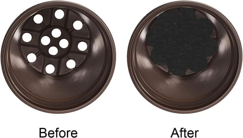 PATIKIL 2 Inch Plant Pot Hole Pad, 50 Pack Non-Woven Fabric Flower Shape Bonsai Bottom Soil Mat, Black...