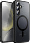 JETech Magnetic Case for Samsung Galaxy S24 5G, Compatible with MagSafe, Translucent Matte Back Shockproof Phone Cover (Black)......