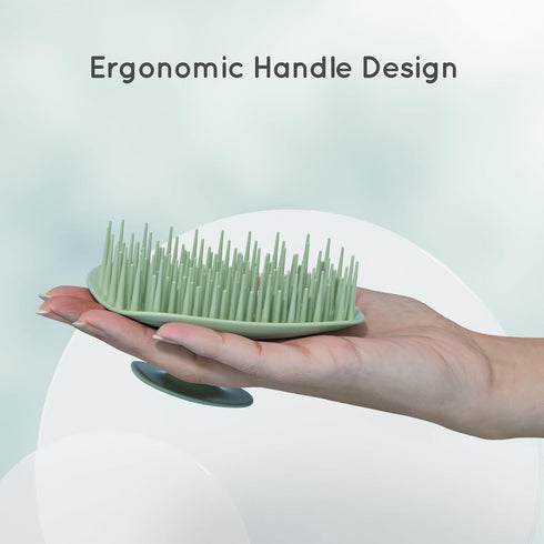 Scalp Massager Shampoo Brush,Scalp Scrubber for Dandruff Removal, Scalp Care Hair Brush Wet & Dry detangler for Men and Women?Hard for medium long...