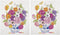 2 Mary Lake Thompson SC658 Reusable Kitchen Sponge Cloths, Floral Blue Vase...