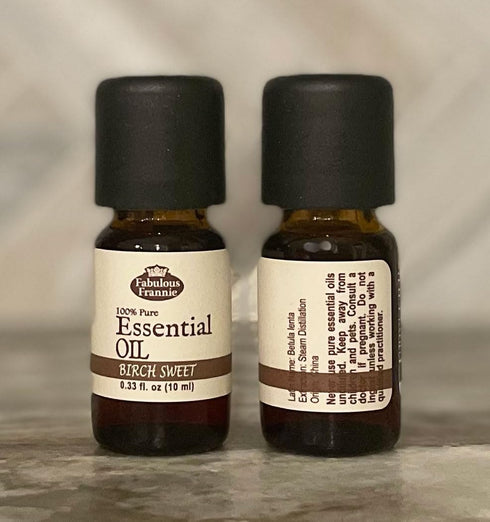 Fabulous Frannie Birch Sweet Pure Essential Oil 10ml ships with a Child Resistant Cap (Pack of 1)...