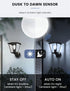 MikeWin Dusk to Dawn Light Bulbs Outdoor, Auto ON/OFF Light Sensor LED Bulb 13W(100W Equivalent) Super Bright A19 E26 5000K Daylight Security Ligh...