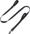 Heavy Duty Dog Leash for Medium to Large Dogs with Two Padded Handles 5FT, Double Handle Dog Leash (Black, 5 FT x 1" Wide)...