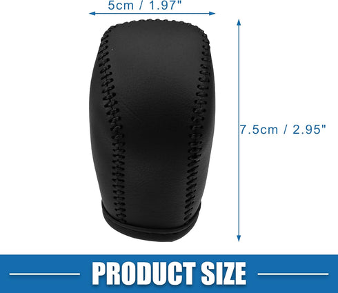 Car Gear Shift Knob Cover Car Shifter Cover Trim Interior Accessories for Lexus ES 300h 350 2016-2018 Black...