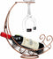 Homya Tabletop Metal Wine Bottle Rack Elevated Vertical Countertop Wine Glass Display Organizer, Dining Table Offers Wine Glasses as Gifts, Holds ...