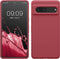 kwmobile Case Compatible with Google Pixel 7 Case - TPU Silicone Phone Cover with Soft Finish - Dark Rose...