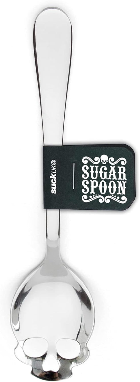 Suck UK Tea Stainless Steel Coffee ea Accessories for Spooky Home Gothic Skull Decor, Mini Spoons Or Kitchen Spoons, Kitchen Gifts & Goth Gifts...