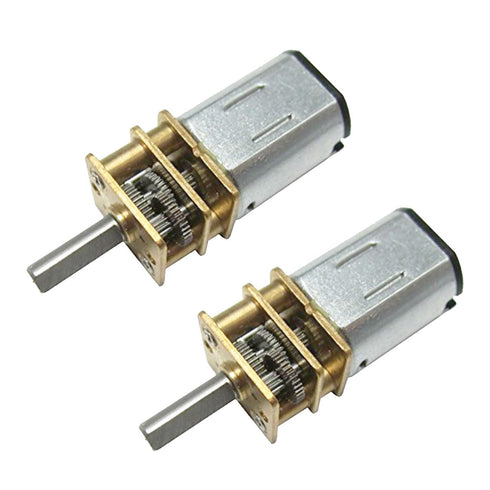 CHANCS N20 Variable Speed Motor 3V DC 10RPM Shaft Length 10mm Gear Box Micro Electric Motor with Torque Gear for Electronic Toys Mechanical Arms 2...